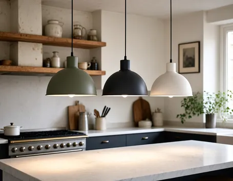 Un modello di lampadario da cucina molto semplice ed economico