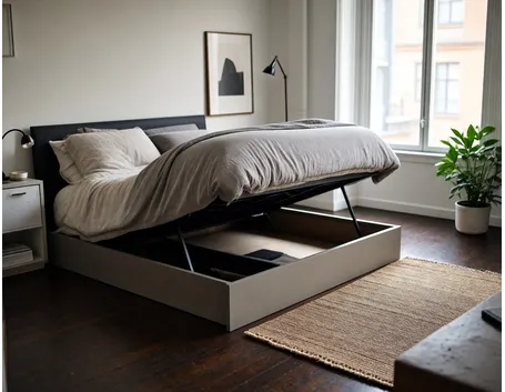 Letto con contenitore