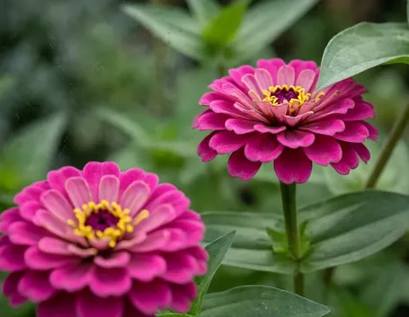 Esemplari di zinnia americana