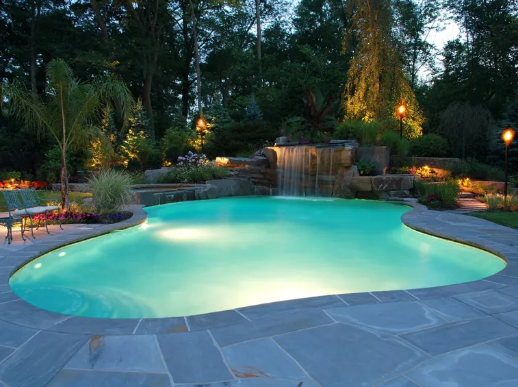 luci piscina