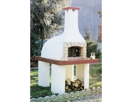 Forno in muratura intonacato