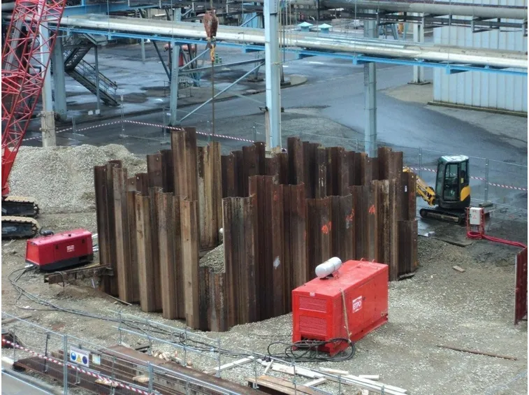 realizzazione di una caldaia in una centrale