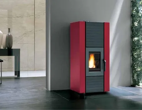 Un bellissimo modello di stufa a pellet