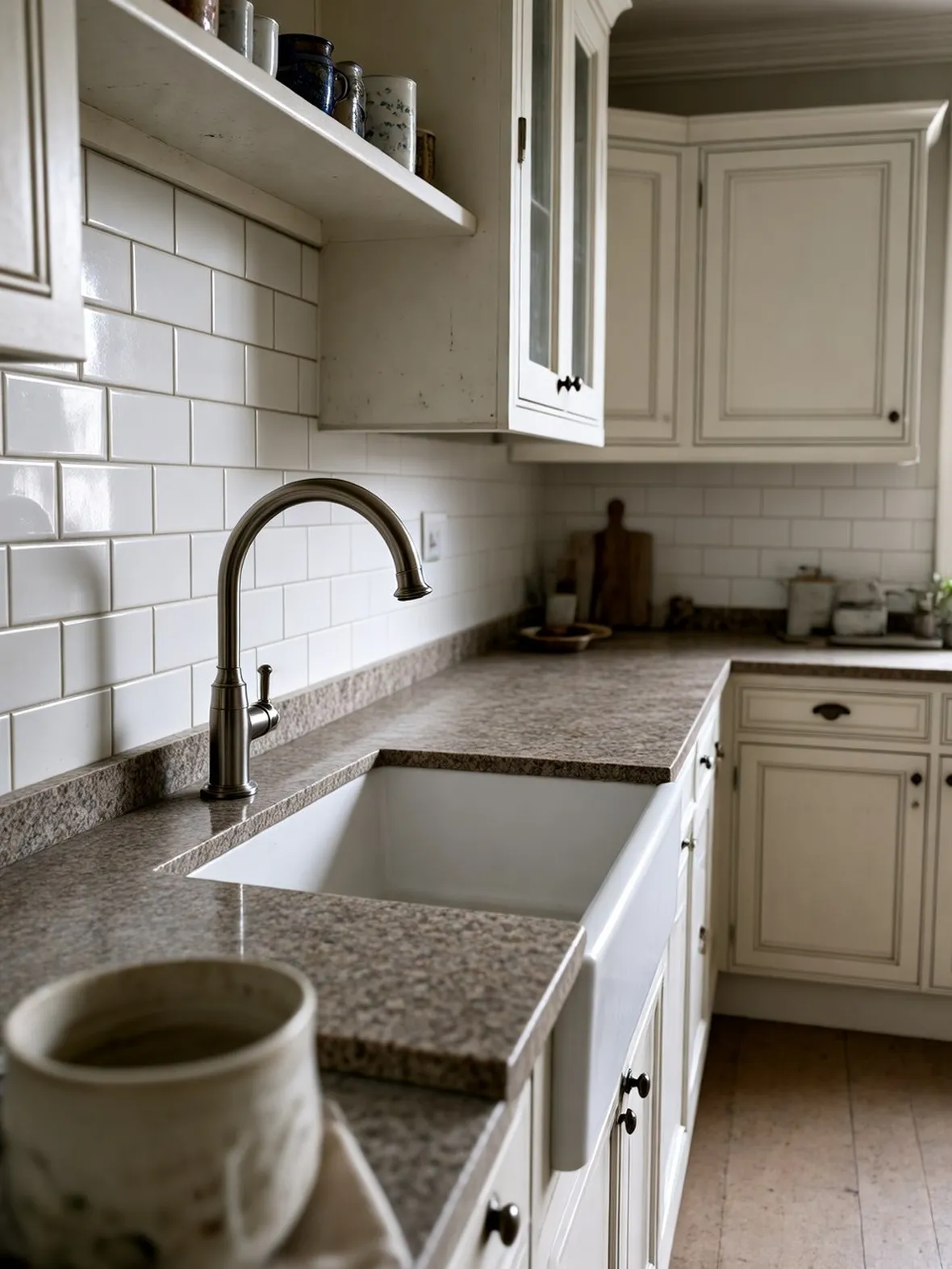 Lavello in ceramica a vasca singola