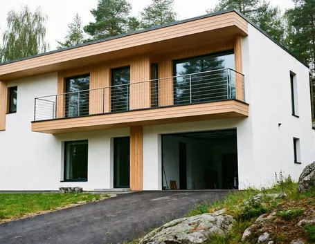 Esempio di casa in legno antisismica