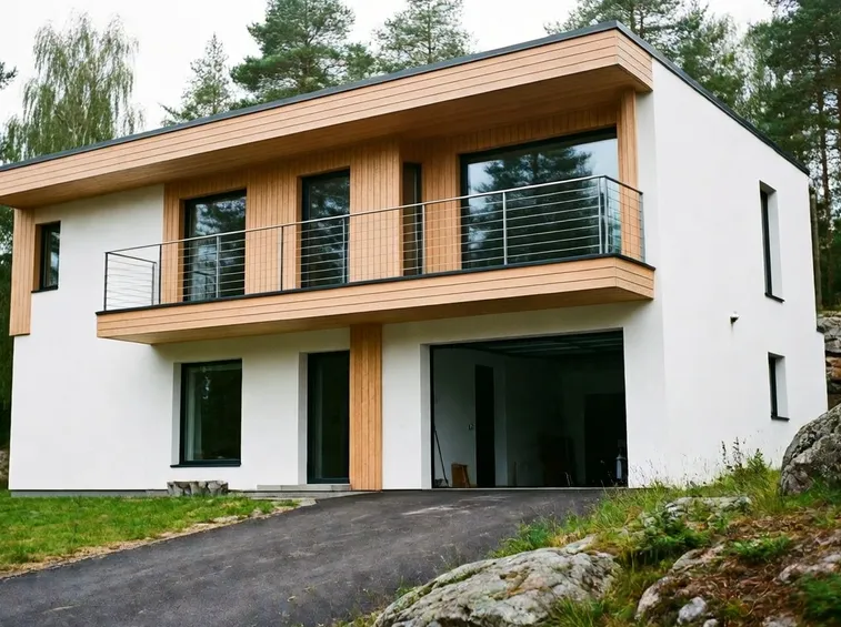 Esempio di casa in legno antisismica