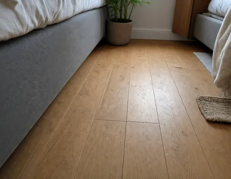 Parquet in legno di teak chiaro