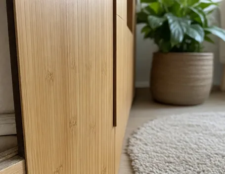Questo parquet in bamboo appartiene alla categoria verticale naturale.