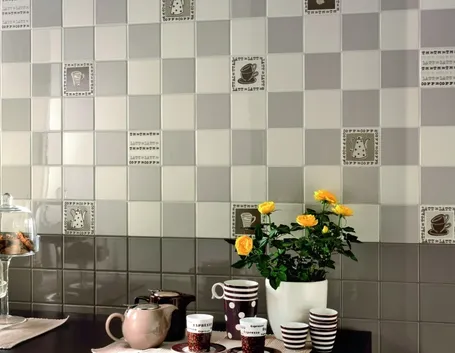 modelli di piastrelle da cucina moderna: piastrelle in monocottura