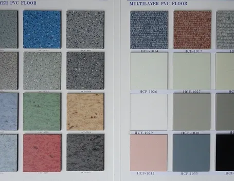 In commercio sono disponibili diverse tipologie di piastrelle in PVC