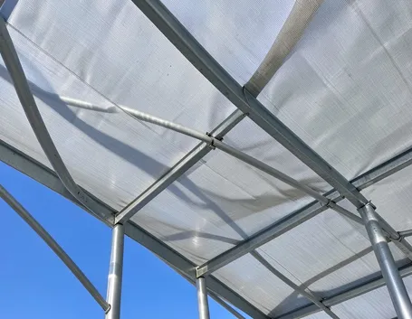 Copertura in tela metallica