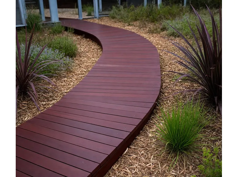 Passerelle con sistema decking