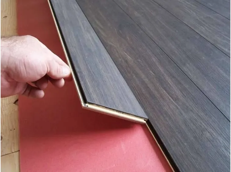 Un pavimento in laminato