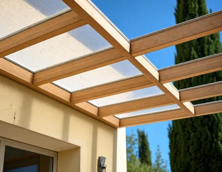Tettoia in legno