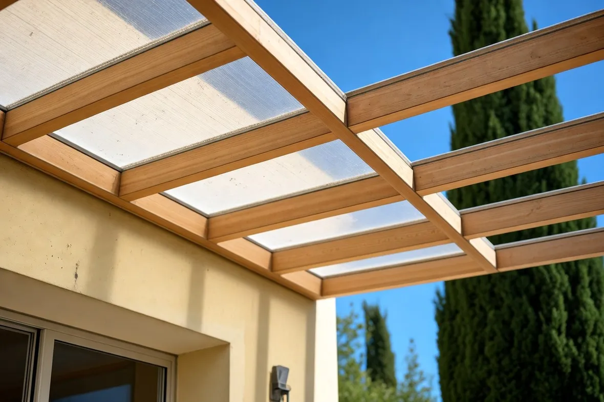 Tettoia in legno
