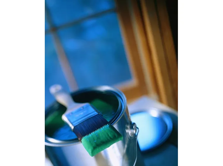 pittura blu-verde
