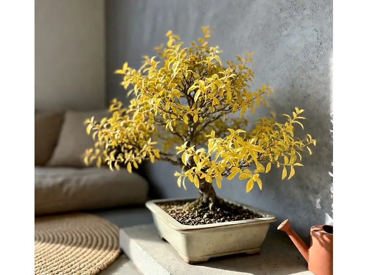 bonsai ingiallito